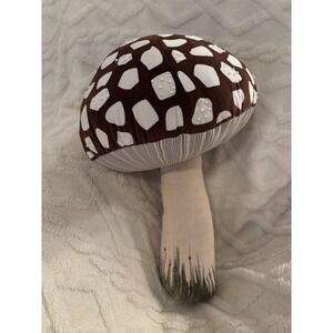 John Derian Target Brown Dot - Beaded Mushroom Plush Pillow NEW NWT!